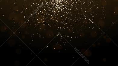 Motion graphic of sparkling Christmas lights