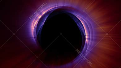 Magical Particles Ring Abstract Background Animation