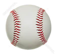 Baseball isolated on white background