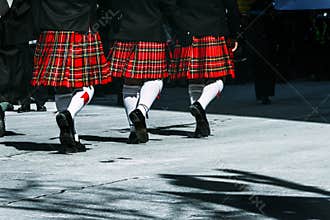 Marching kilts