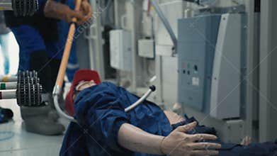 Teachings. First aid to the injured electric shock