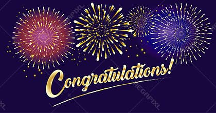 Congratulations fireworks 2027 calligraphy festival banner sign sign