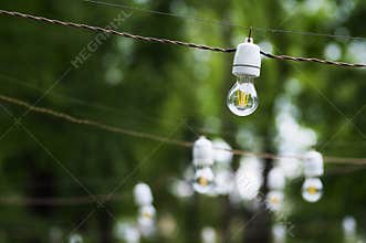 Decorative outdoor string lights