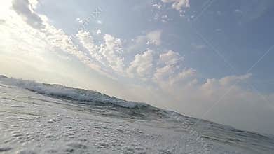 Diving into waves
