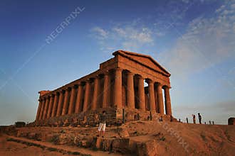 Greek ruins of Concordia Temple