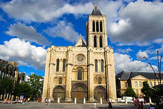 Basilica Saint Denis and Saint Denis main square