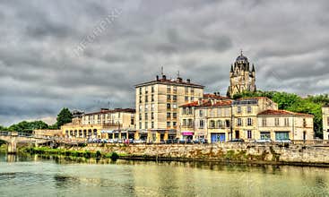 Saintes, a town on the banks of the Charente River