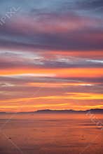 Sunrise over Inner Passage, Alaska