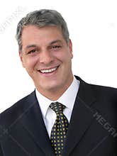 Businessman smiling