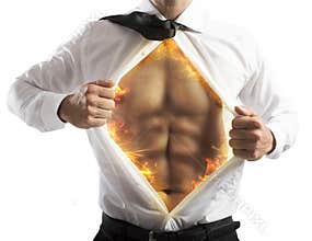 Fire abs businessman