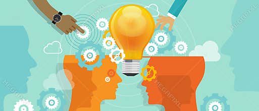 Corporate company innovation collaboration people