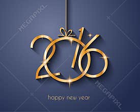 2016 Merry Christmas and Happy New Year Background