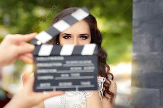 Elegant Woman Ready for a Shoot