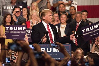 Donald Trump's first Presidential campaign rally in Phoenix