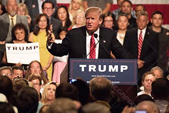 Donald Trumps first Presidential campaign rally in Phoenix