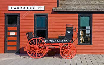 The train station at carcross, alaska