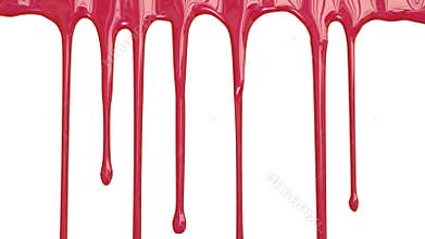Paint dripping down