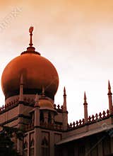 Islamic building - Mosque at evening