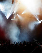 Elegant lights at concert