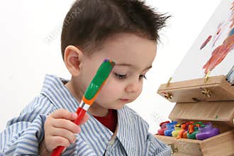 Boy Child Painting 02
