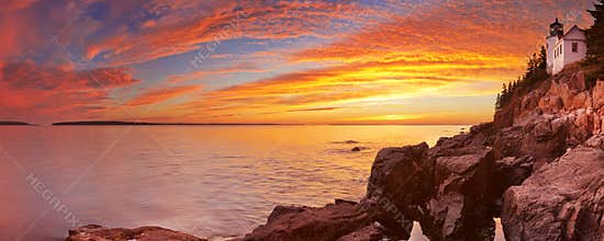 Bass Harbor Head Lighthouse, Acadia NP, Maine, USA