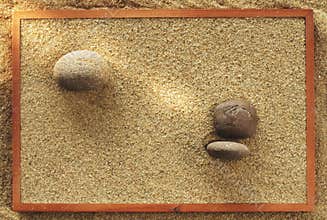 Sea sand frame