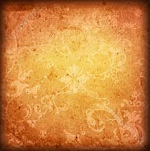 Floral style old paper textures background