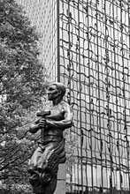 Worker Statue in Charlotte NC