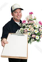 Sign For Flower Delivery