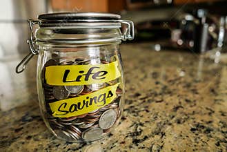 Life Savings Money Jar