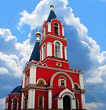 Church with a bell tower