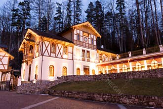 Historic building in Szczawnica, Poland