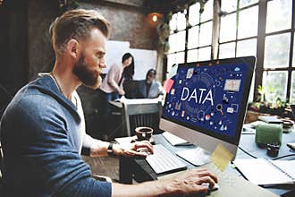 Data Information Statistics Technology Analysis Concept