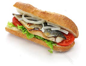 Mackerel fish sandwich,turkish food