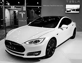 Tesla Model S premium electric car