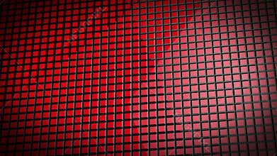 Red to black cubes