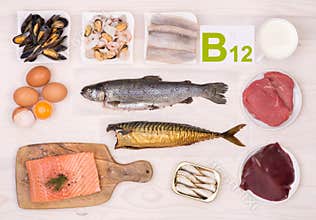 Vitamin B12 containing foods