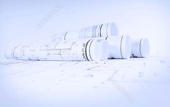 Construction blueprints