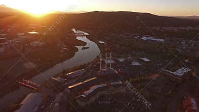 Aerial Oregon Bend
