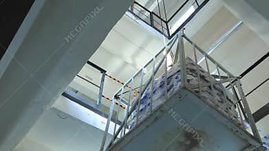 Worker Operating an Overhead Crane