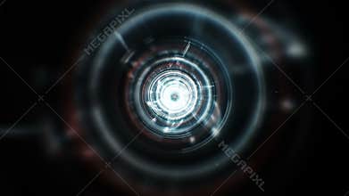 Flashing digital tunnel