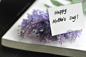 Happy Mothers Day with book