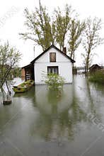 Flooded homes