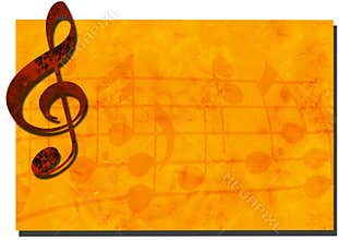 Grunge Music Backdrop Banner