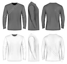 Men long sleeve t-shirt .