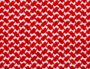 Arab keffiyah pattern.