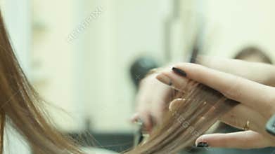 Hair dresser and haircut