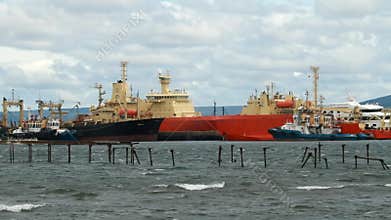 Harbor at Punta Arenas