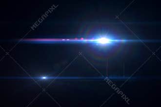 Lens flare effect
