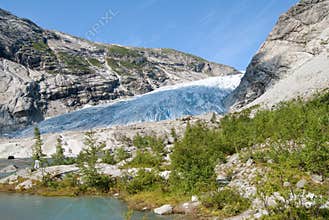 Nigardsbreen glacier in Norway